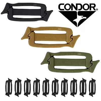 Condor 221092 Siamese Slik Clip Slikclip MOLLE Tactical Buckles Set - 10 Pieces • $8.95