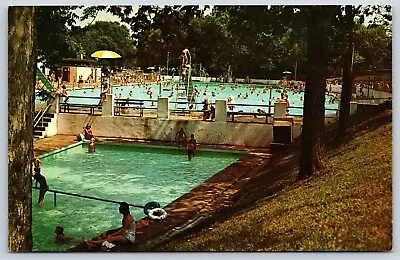 Sunset Pool Middletown Ohio Postcard • $9