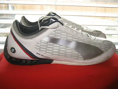 Puma Power Cat Bmw Motorsports 30442001 Racing Driving Shoes 12  Eur 46  Uk 11 • $29.99