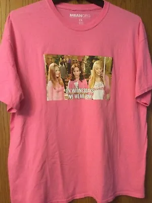 Mean Girls - “On Wednesday’s We Wear Pink” - 2020 Pink Shirt - Ladies - 2X • $25