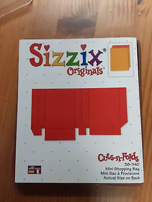 Sizzix Originals Die - Cuts-n-Folds Mini Shopping Bag 38-1140 • £7