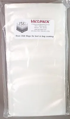 100 Seal Meal A Food Saver Pint 6x12 Vacuum Pouches Boilable Bags SousVide ITALY • $29.99