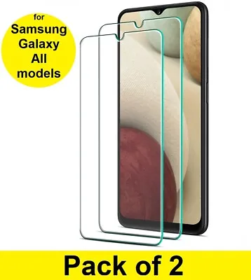 For Samsung A12 A13 A14 A21S A24 A33 A34 A54 A72 Tempered Glass Screen Protector • £2.79