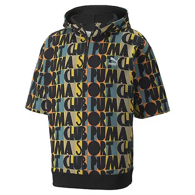 $38.99 • Buy PUMA Men's Hill Camp Printed Short Sleeve Hoodie