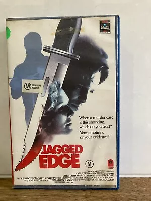JAGGED EDGE Movie BETA BETAMAX BETACORD Big Box Former Rental MYSTERY THRILLER • $29.95