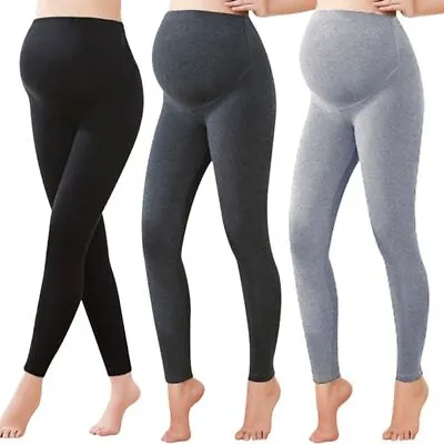 $17.84 • Buy Solid Color Pregnant Women Pregnancy Yoga Pants Maternity Fabric Slim Leggings