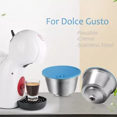 Reusable Capsule For Nescafe Dolce Gusto Piccolo X Coffee Filter Stainless Steel • $40.47