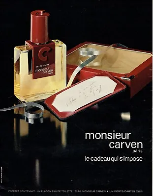 1983 Advertising 019 1983 Mr. Carven Men's Eau Toilette Advertising • $3.21