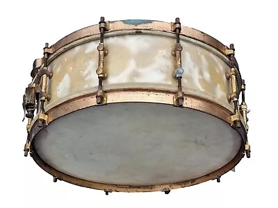 Antique Victorian 19th C Snare Drum By The Manette With Original Snares Sticks • $248.67