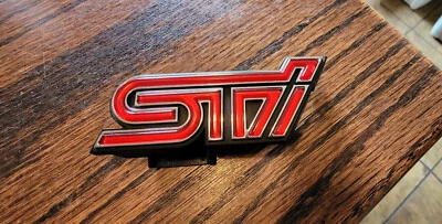 $39.99 • Buy 2019-21 Subaru Impreza WRX STi Front Grille Badge Emblem Genuine OEM 93013VA270