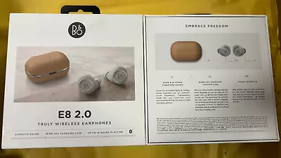 B&O E8 2.0 True Wireless In Ear Headphones Natural *FOR PARTS ONLY* SET OF 5 PCS • £34.99