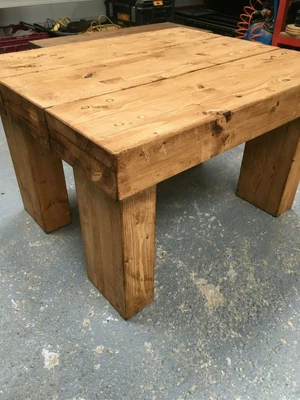 £125 • Buy Pine Coffee Table  . Funky/  Chunky/. Solid/  Rustic Coffee Table