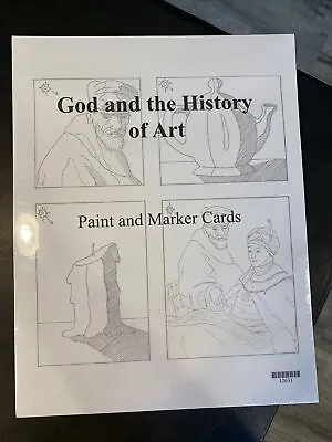 My Fathers World God And The History Of Art ￼ Paint And Marker Cards NEW • $14