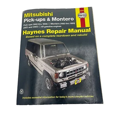 Mitsubishi Pick-ups & Montero 1983-1996 Haynes Automotive Repair Manual 68040 • $17