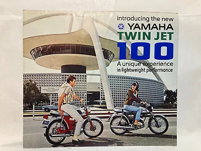 Yamaha Twin Jet 100 Motorcycle Vintage Brochure • $30