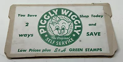 VTG Old Sewing Needle Book PIGGLY WIGGLY Grocery Store 40's 50's Green Stamps • $7.99