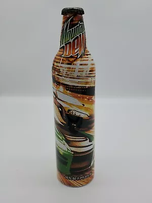 2008 Mountain Dew Green Label Art Aluminum Bottle NASCAR Racing Race Cars FULL • $10