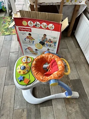 Fisher Price 4 In 1 Monkey Entertainer Sit Play Feed Walk Stand Preowned Boxed • £48.99