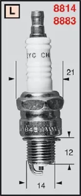 Champion YAMAHA DT R 125 L78C IGNITION CANDLE • £3.21