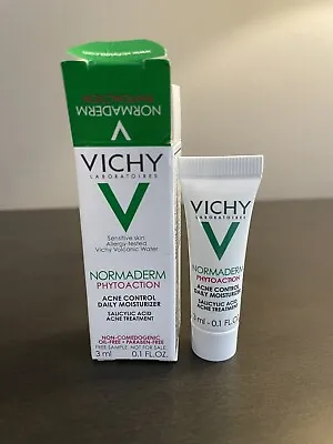 Vichy Normaderm Phytoaction Acne Control Daily Moisturizer 3 Ml .1 Fl Oz NIB • $7.98