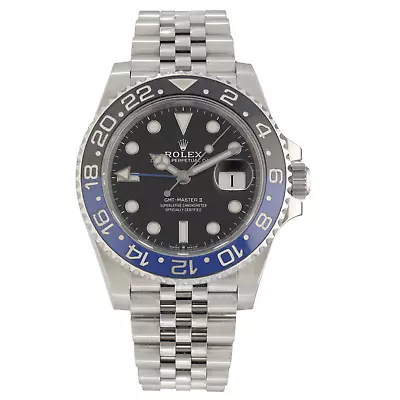 Rolex GMT Master II Steel Watch 40mm Case Black Dial With 18.5cm Strap • £13500