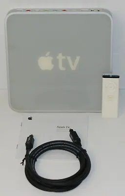 Apple TV 1st Gen Media Streamer W/Remote & Connector Used • $15