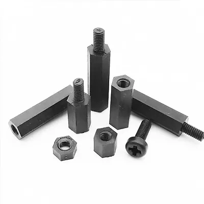 £1.91 • Buy M2 M2.5 M3 M4 Plastic Nylon Hex Standoff Spacer Phillips Pan Head Screw Bolt Nut