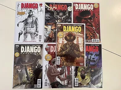 $99.99 • Buy Django Unchained 1-7 Complete Nm Vertigo Comics Never Read Jim Lee Variant