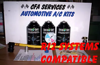 1995-older Car A/c Recharge Kit / Vintage Air /classic/replaces R12 Substitutes • $59.44