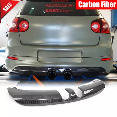 Carbon Fiber Rear Diffuser Bumper Lip Fit For VW Volkswagen Golf 5 R32 MK5 05-07 • $300.19