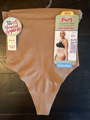 NWT NEW Women’s Maidenform Self Expressions High-Waist Shaping Thong Size XL • $9.95