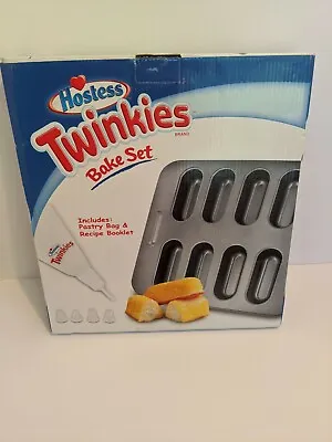 NIB Hostess Twinkies Bake Set Includes Bakeware Pastry Bag & Recipe/Tips Book • $15