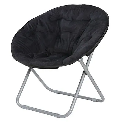 Moon Saucer Chair Seat Stool Soft Folding With Metal Frame Living Room • $38.58