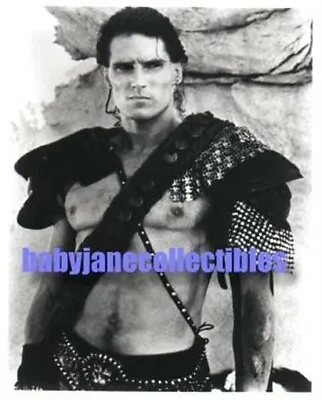 MILES O'KEEFE SHIRTLESS BEEFCAKE GLADIATOR Photo #2 (bw-N) • $14.99