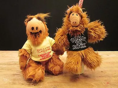$39.99 • Buy Lot 2 ALF TOYS Born To Rock PUPPET & Earth Is Nice But I STUFFED DOLL PLUSH 1988