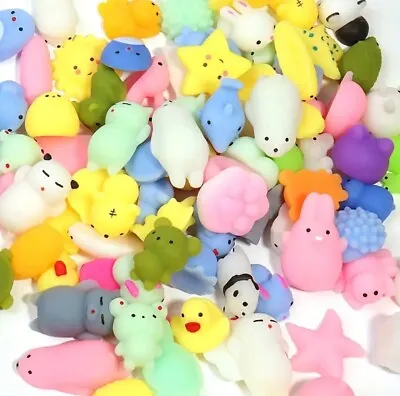 Cute Mochi Squishies Kids Toys Animal Fidget Moshi Cute Kawaii Rilakkuma 3 Pack • £3.39