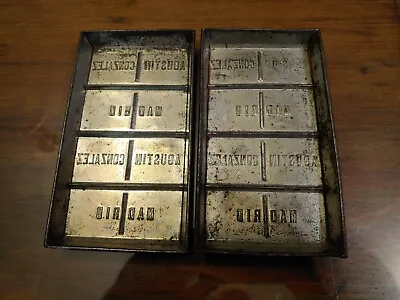 Lot 2 Vintage Agustin Gonzalez Madrid Spain Advertising Chocolate Candy Bar Mold • $100