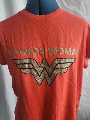 DC Comics Wonder Woman Ladies T Shirt RED (UK 12) Medium Costume/cosplay • £10