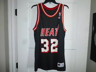 Vintage 90s Harold Miner Miami Heat Champion NBA Jersey Size 44 “Baby Jordan” • $89.99