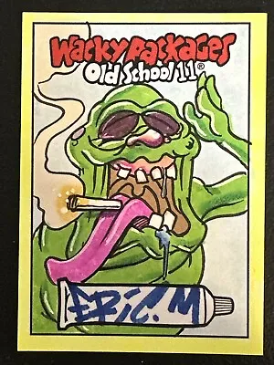 2023 Wacky Packages Old School Series 11 {OS11} COLOR SKETCH By Eric M • $54.95