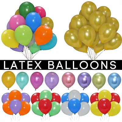 5 Inch Small Round Latex Best Balloons Quality Standard Ballon Colour NEW  • £4.49