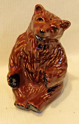 Ceramic Arts Studio Brown Mother Bear Single Salt Or Pepper Shaker Madison WI • $9.85