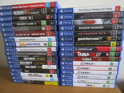 PLAYSTATION 4 GAME PS 4 Assorted *Choose Your Ps4 Game* PS 4 Bundle GAMES Sony • $24