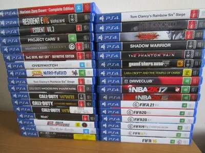 $8 • Buy Ps4 GAMES  PS4 GAME*Choose Your Game PS4 ASSORTED Games PS4 VGC Ps4 Sony Console