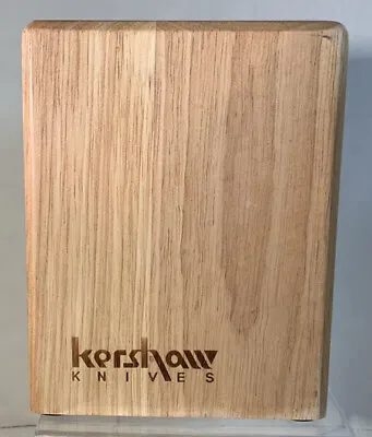 Kershaw Knives Wooden Block 6-Slot Steak Knife Storage - NO Knives Included • $18.99
