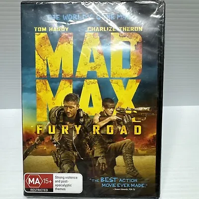 Mad Max Fury Road DVD 2015 Action SciFi Thriller NEW Tom Hardy Charlize Theron • $12.50