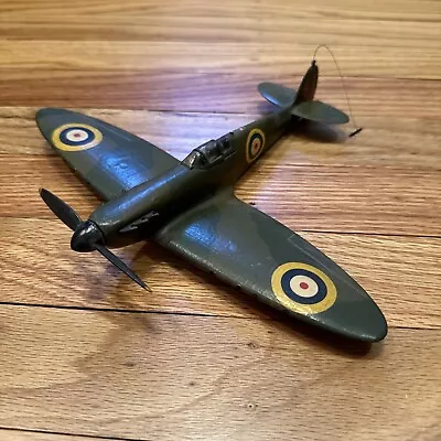 Vintage Supermarine Spitfire Large Plastic Model WW2 RAF 9 X7.5  Display Shelf • $14.98