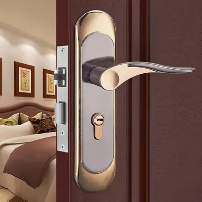 Universal Entry Door Lock Set Door Lock Mortise Lever Handle Security Lock Set • $22.80