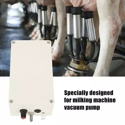 $22.62 • Buy 12V Electric Milking Machine Vacuum Pulsation Pump Goat Milker Farm Accessory
