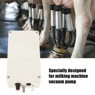 $22.62 • Buy 12V Electric Milking Machine Vacuum Pulsation Pump Goat Milker Farm Accessory